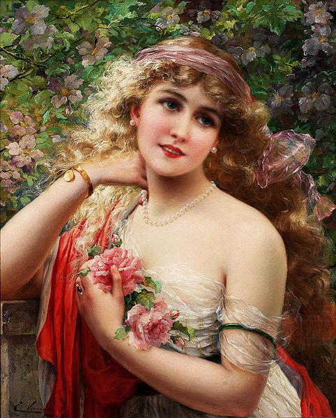 Emile Vernon La printemps china oil painting image